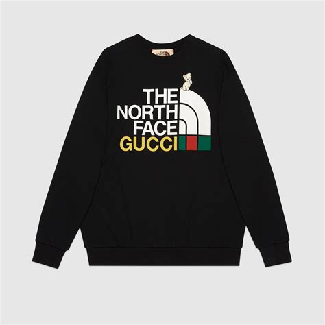 gucci north face black|gucci north face price.